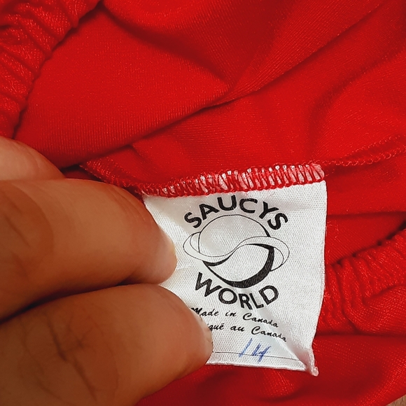 SAUCY'S WORLD CHERRY GYMNASTICS DANCE LEOTARD 14 - Picture 5 of 5